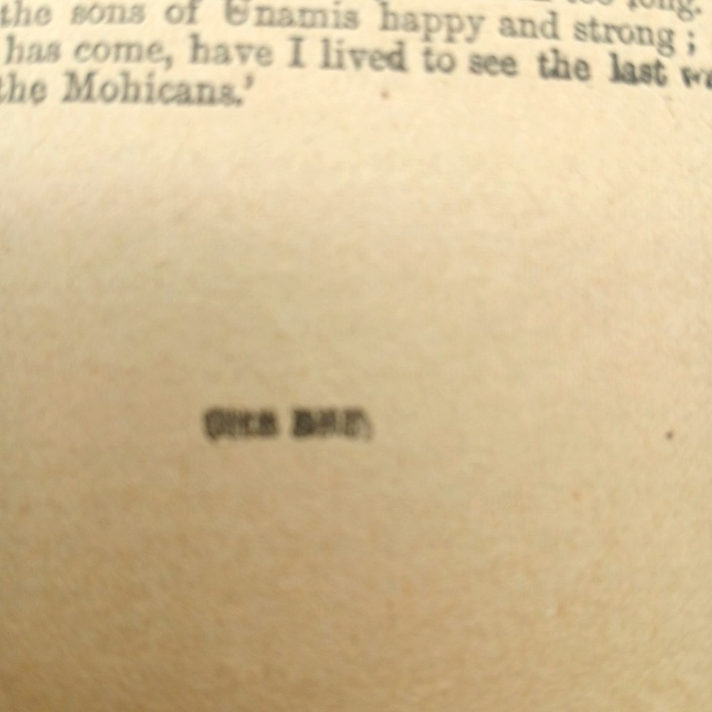 The Last of the Mohicans book by J.F. Cooper Vintage Federal Book Co N.Y Rare - Picture 9 of 10